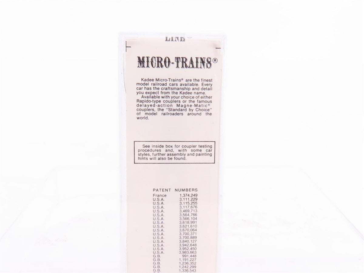 N Kadee Micro-Trains MTL 46190 NW Norfolk &amp; Western 50&#39; Drop End Gondola #72201