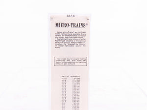 N Kadee Micro-Trains MTL 46190 NW Norfolk & Western 50' Drop End Gondola #72201