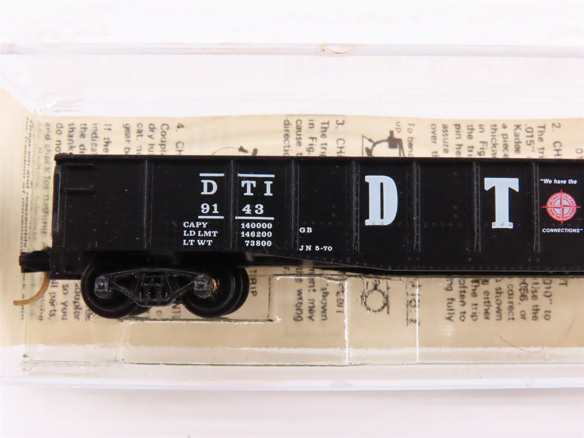 N Kadee Micro-Trains MTL 46140 DTI Detroit Toledo &amp; Ironton 50&#39; Gondola #9143