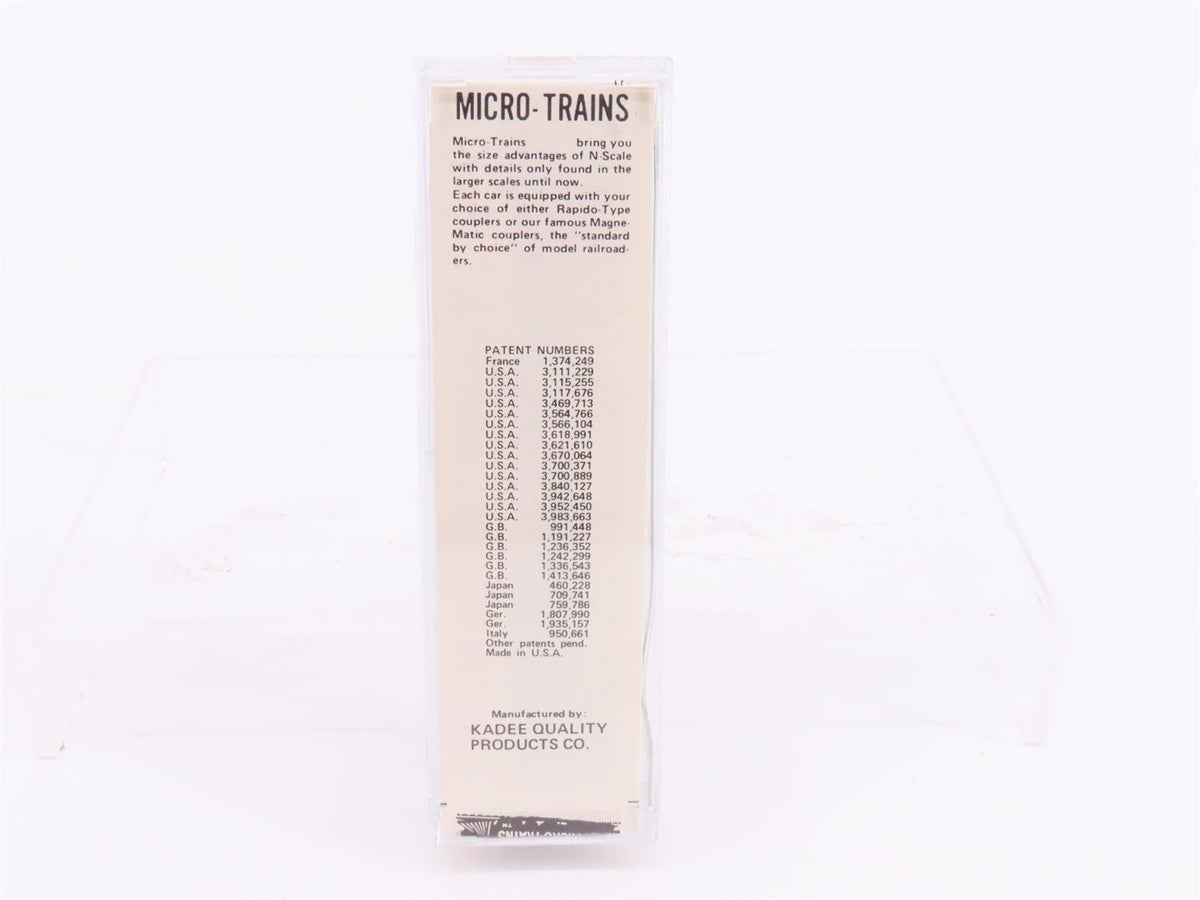 N Scale Kadee Micro-Trains MTL 46080 ATSF Santa Fe 50&#39; Drop End Gondola #75041