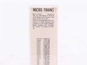 N Scale Kadee Micro-Trains MTL 46080 ATSF Santa Fe 50' Drop End Gondola #75041