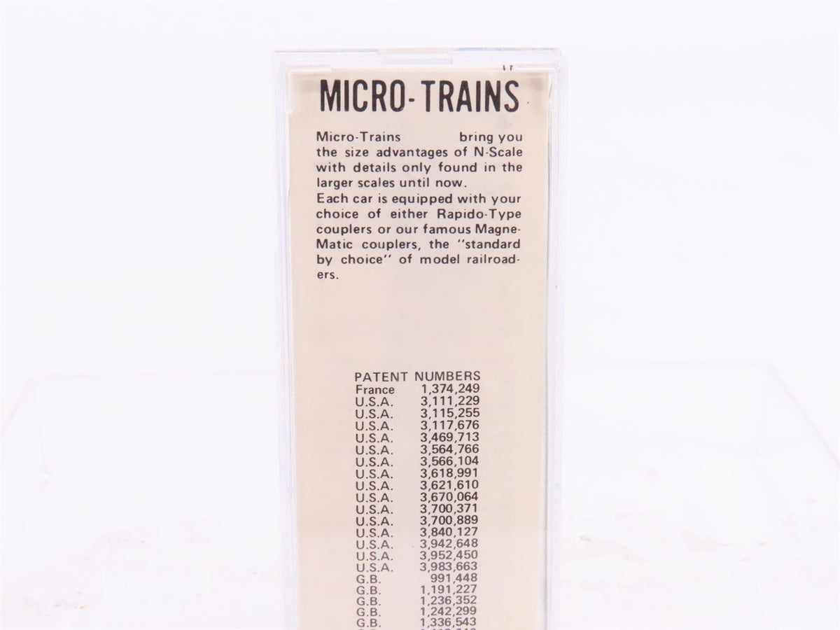 N Scale Kadee Micro-Trains MTL 46080 ATSF Santa Fe 50&#39; Drop End Gondola #75041