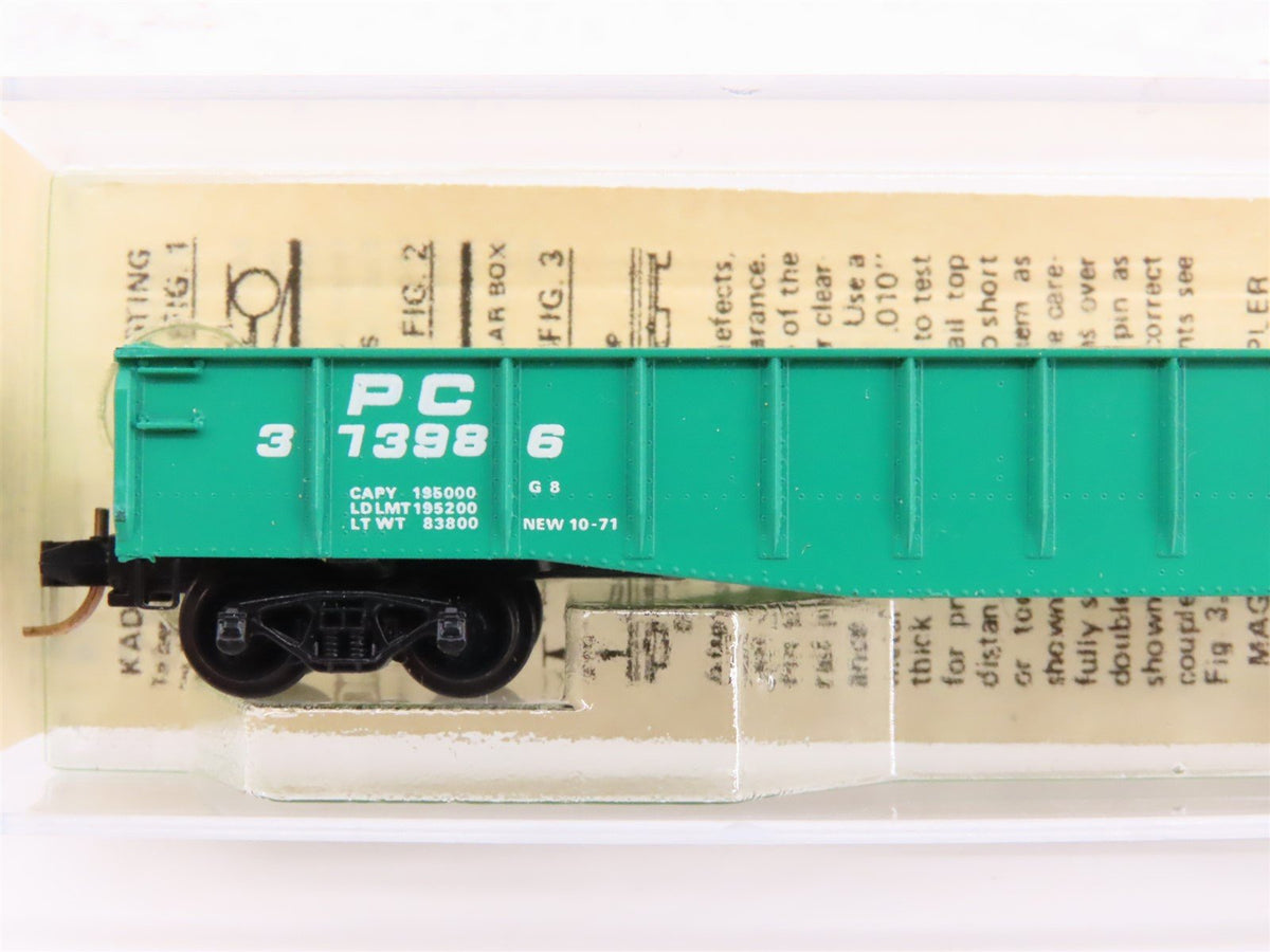 N Kadee Micro-Trains MTL 46060 PC Penn Central 50&#39; Gondola #313986 w/Custom Load