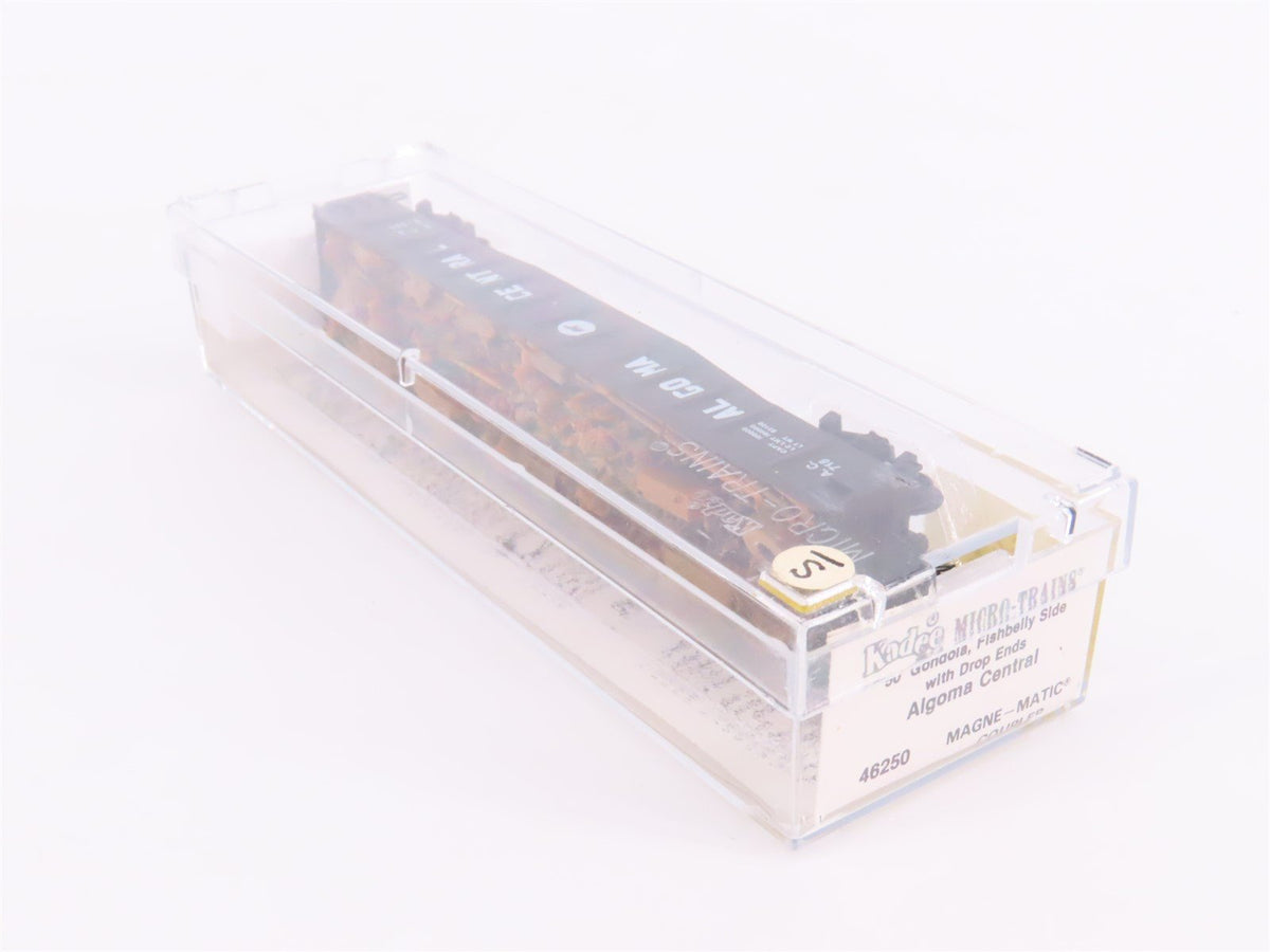 N Kadee Micro-Trains MTL 46250 AC Algoma Central 50&#39; Gondola #718 w/Custom Load