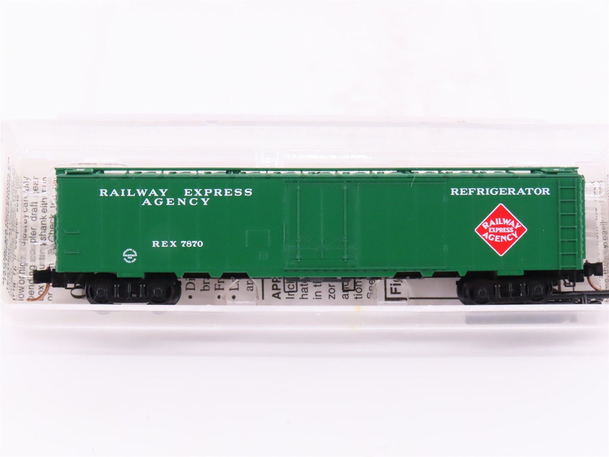 N Scale Micro-Trains MTL 52010 REX Railway Express Agency 52&#39; Reefer Car #7870