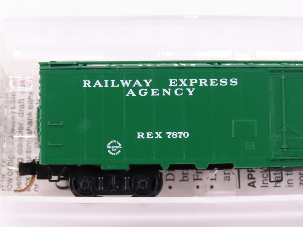 N Scale Micro-Trains MTL 52010 REX Railway Express Agency 52&#39; Reefer Car #7870