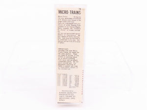 N Scale Kadee Micro-Trains MTL 44060 ATSF Santa Fe 50' Flat Car #90847