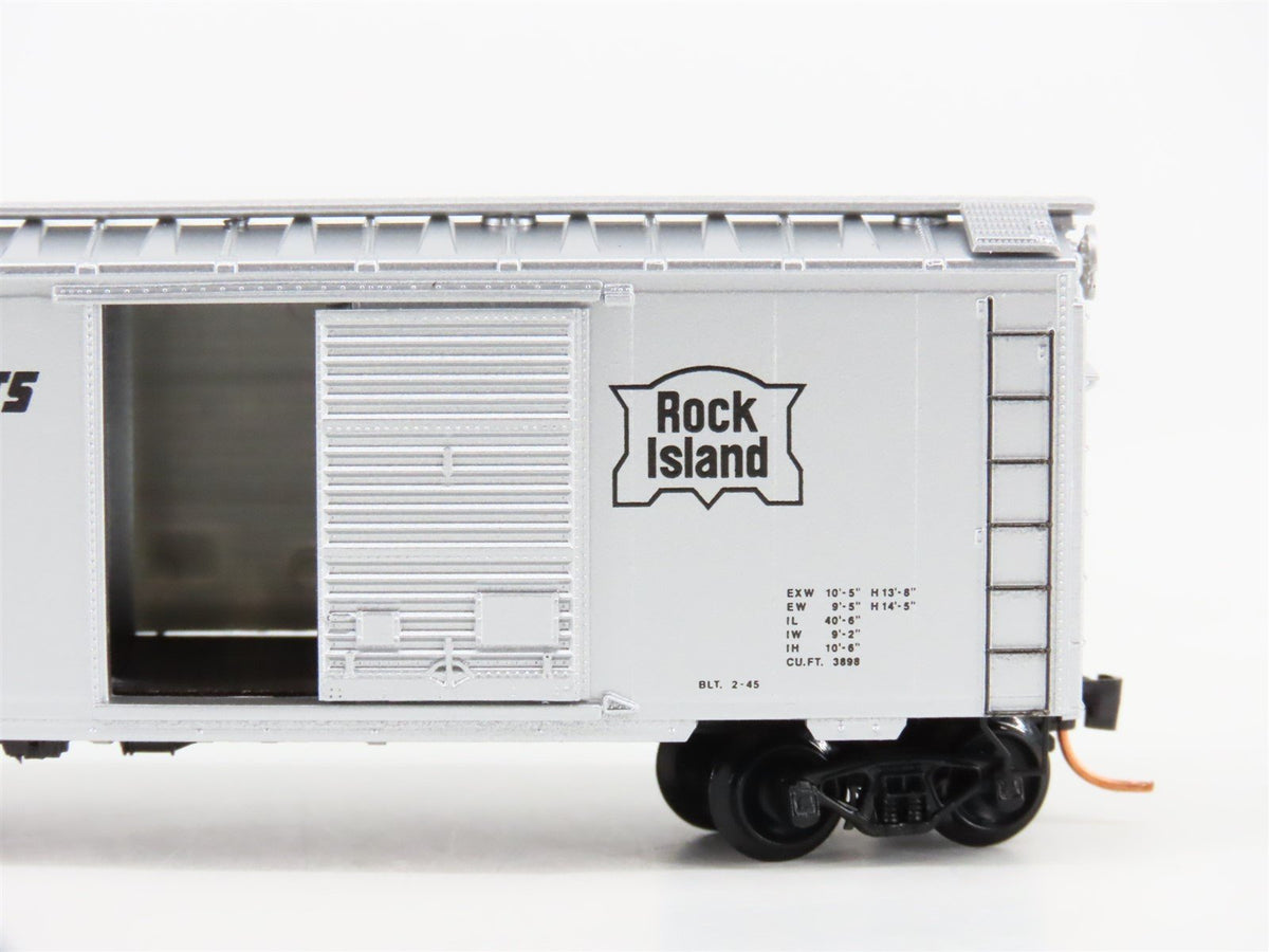 N Scale Micro-Trains MTL 20676 RI Rock Island Rockets 40&#39; Box Car #20060