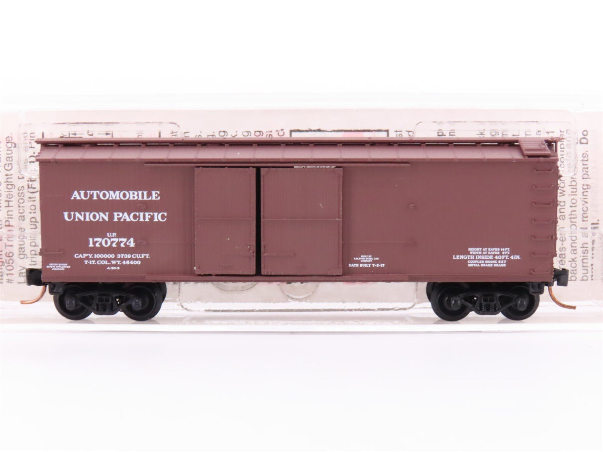 N Scale Micro-Trains MTL 41010 UP Union Pacific 40&#39; Double Door Boxcar #170774