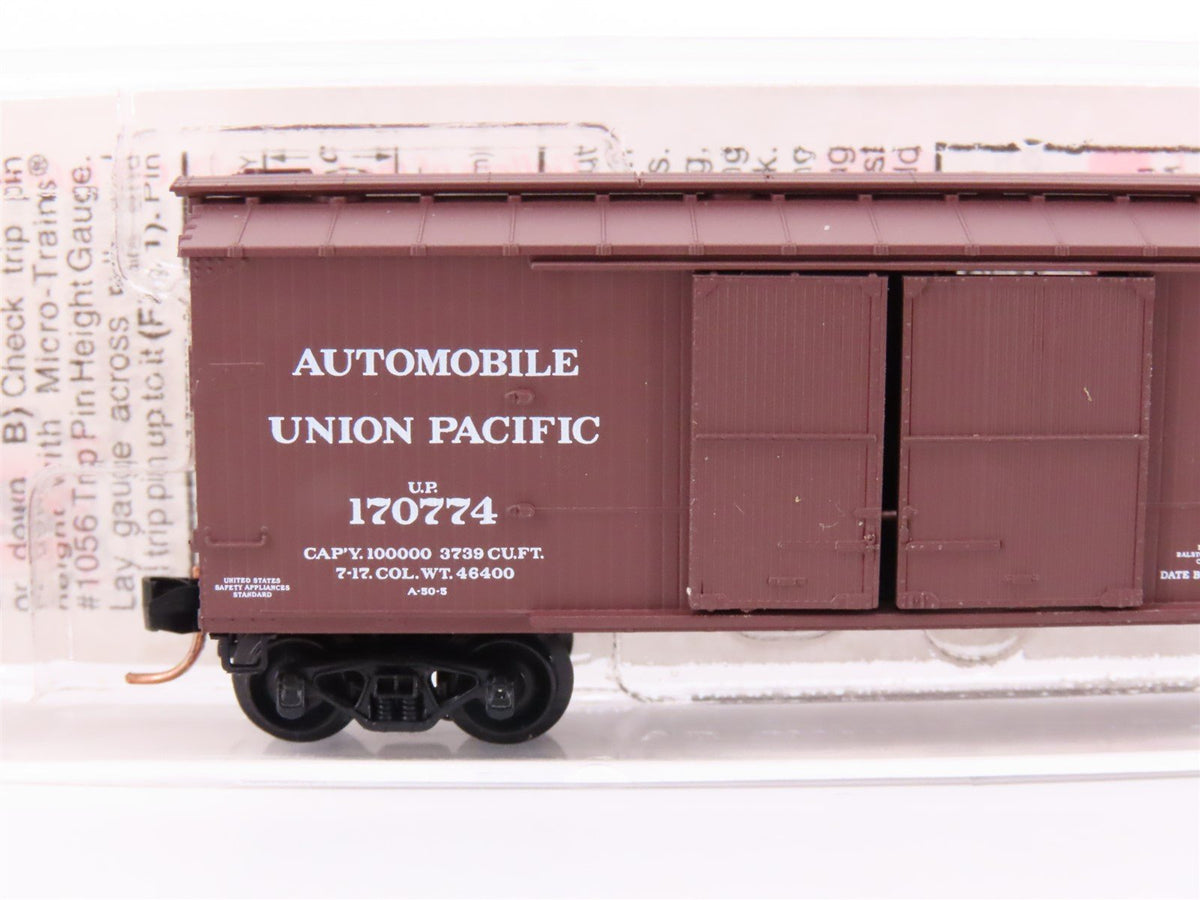 N Scale Micro-Trains MTL 41010 UP Union Pacific 40&#39; Double Door Boxcar #170774