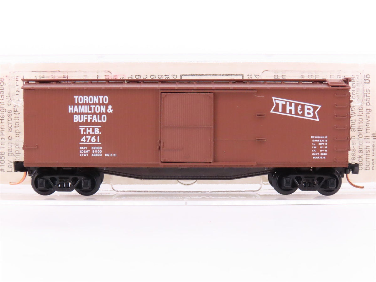 N Scale Micro-Trains MTL 39220 THB Toronto Hamilton Buffalo 40&#39; Boxcar #4761