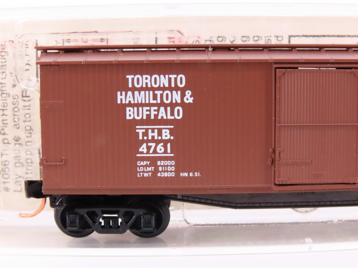 N Scale Micro-Trains MTL 39220 THB Toronto Hamilton Buffalo 40&#39; Boxcar #4761