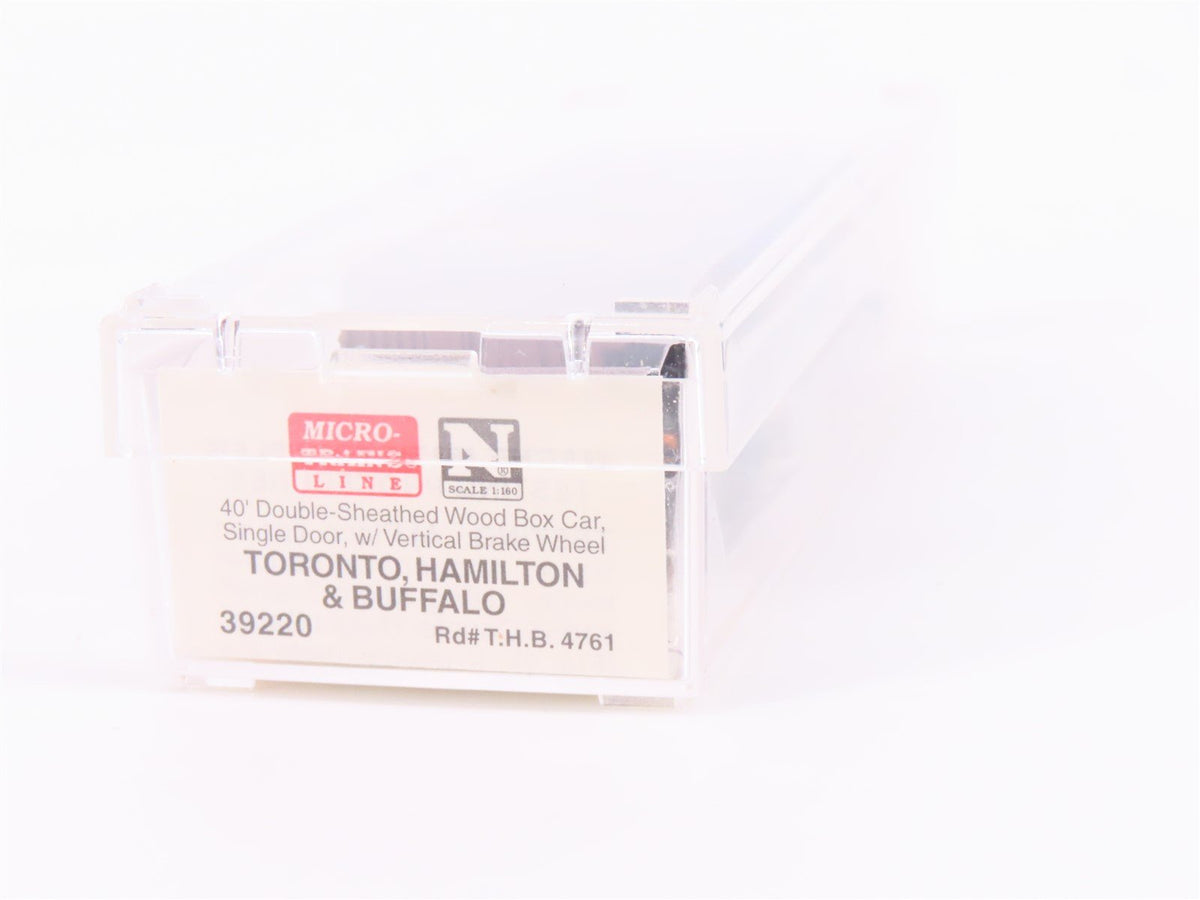 N Scale Micro-Trains MTL 39220 THB Toronto Hamilton Buffalo 40&#39; Boxcar #4761