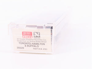 N Scale Micro-Trains MTL 39220 THB Toronto Hamilton Buffalo 40' Boxcar #4761