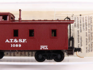 N Kadee Micro-Trains MTL 50040 ATSF Santa Fe 34' Offset Cupola Caboose #1089