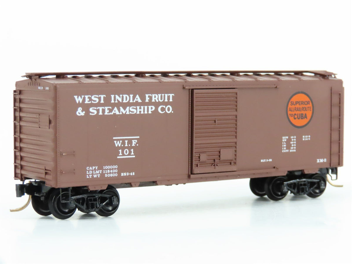 N Scale Micro-Trains MTL 20630 WIF West India Fruit 40&#39; Single Door Box Car #101