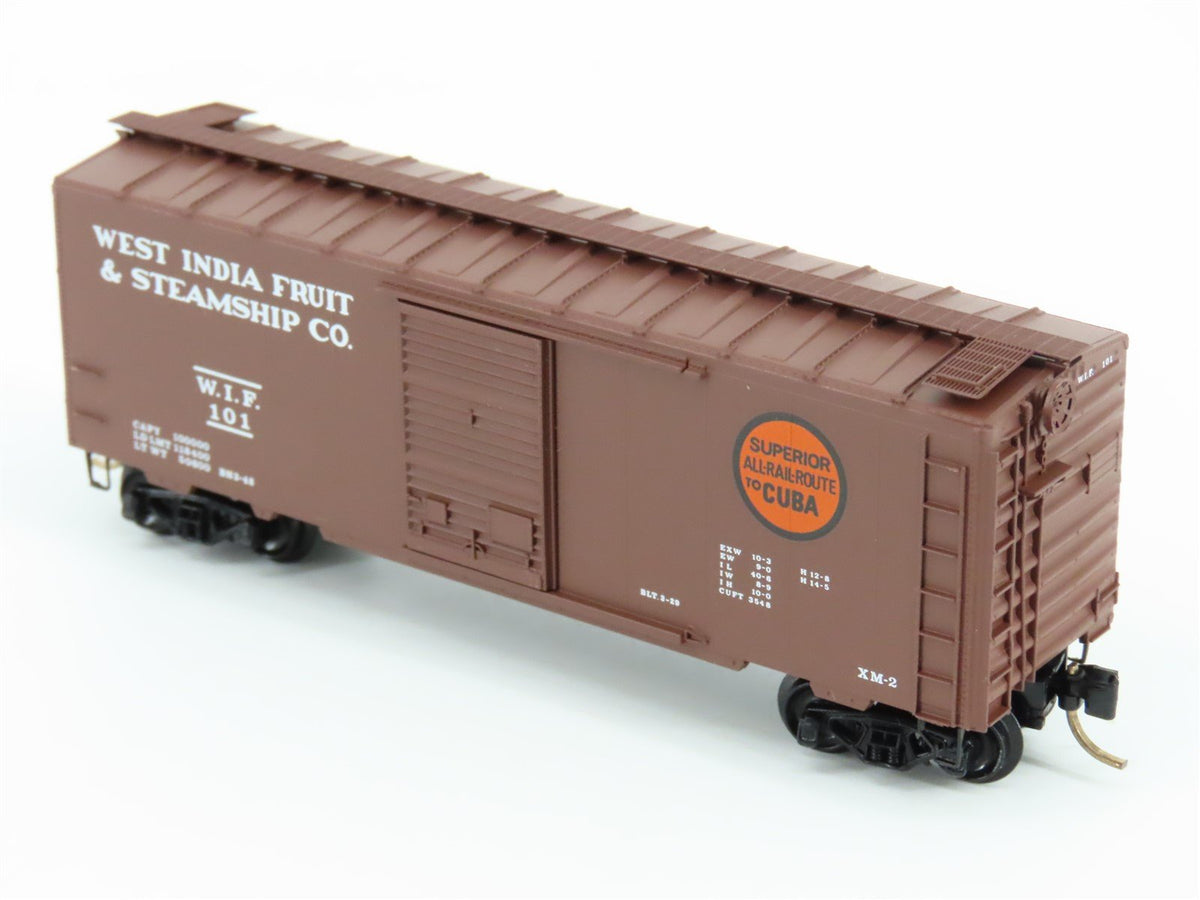 N Scale Micro-Trains MTL 20630 WIF West India Fruit 40&#39; Single Door Box Car #101