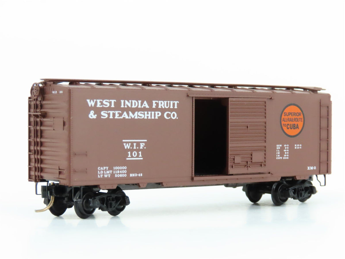 N Scale Micro-Trains MTL 20630 WIF West India Fruit 40&#39; Single Door Box Car #101