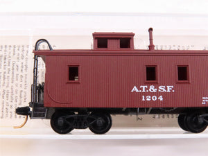 N Kadee Micro-Trains MTL 50040 ATSF Santa Fe 34' Offset Cupola Caboose #1204