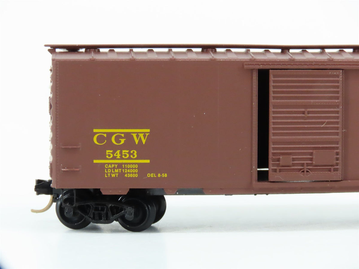 N Scale Micro-Trains MTL 20046 CGW Chicago Great Western 40&#39; Box Car #5453