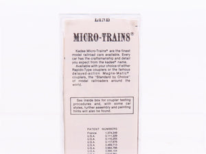 N Kadee Micro-Trains MTL 50110 D&RGW Rio Grande 34' Offset Cupola Caboose #01189