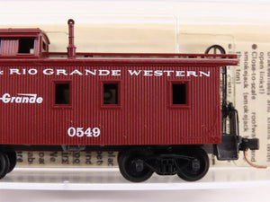 N Kadee Micro-Trains MTL 50110 D&RGW Rio Grande 34' Offset Cupola Caboose #0549