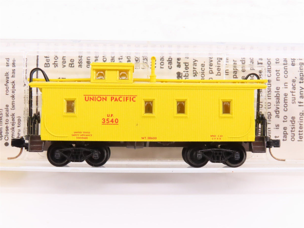 N Kadee Micro-Trains MTL 50100 UP Union Pacific 34&#39; Offset Cupola Caboose #3540