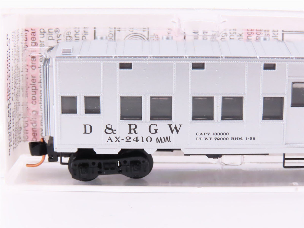 N Scale Micro-Trains MTL 116020.1 DRGW Rio Grande 50&#39; Troop Sleeper Car #AX-2410