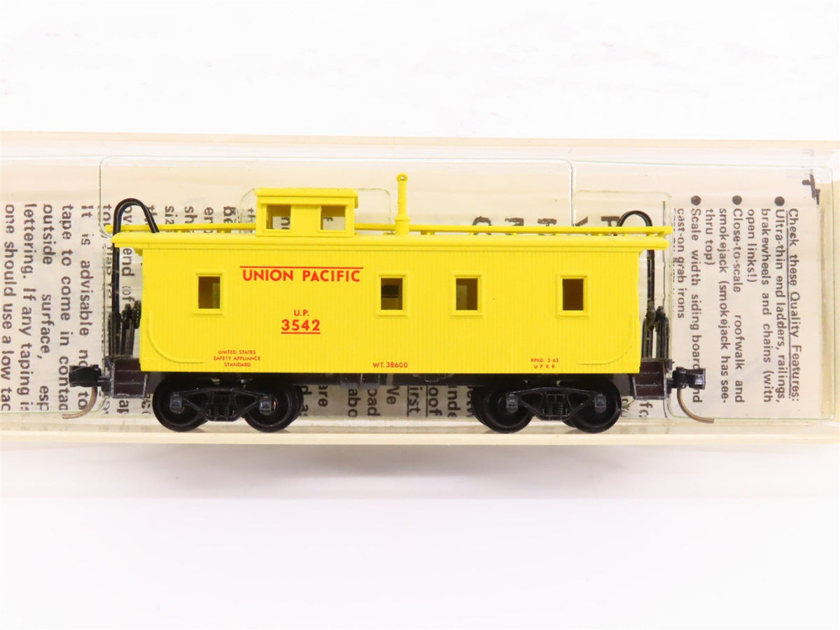 N Kadee Micro-Trains MTL 50100 UP Union Pacific 34&#39; Offset Cupola Caboose #3542