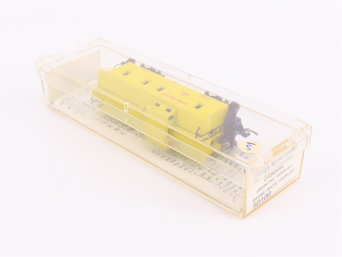 N Kadee Micro-Trains MTL 50100 UP Union Pacific 34&#39; Offset Cupola Caboose #3542