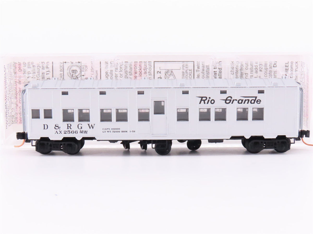 N Scale Micro-Trains MTL 116020.2 DRGW Rio Grande 50&#39; Troop Sleeper Car #AX-2566