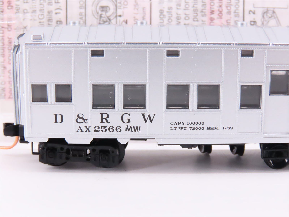 N Scale Micro-Trains MTL 116020.2 DRGW Rio Grande 50&#39; Troop Sleeper Car #AX-2566