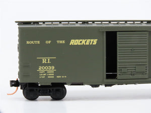 N Scale Micro-Trains MTL 20566 RI Rock Island Rockets 40' Box Car #20039