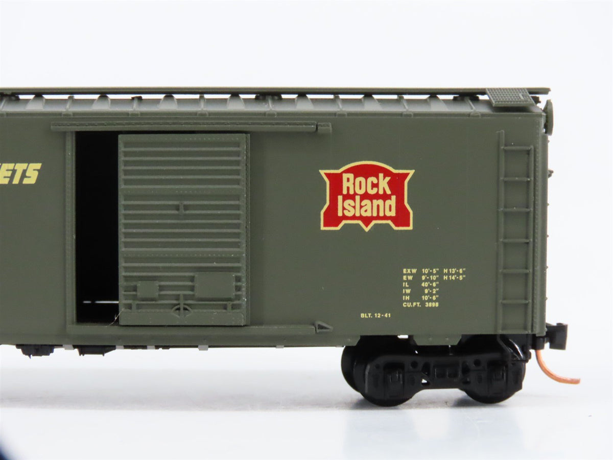 N Scale Micro-Trains MTL 20566 RI Rock Island Rockets 40&#39; Box Car #20039