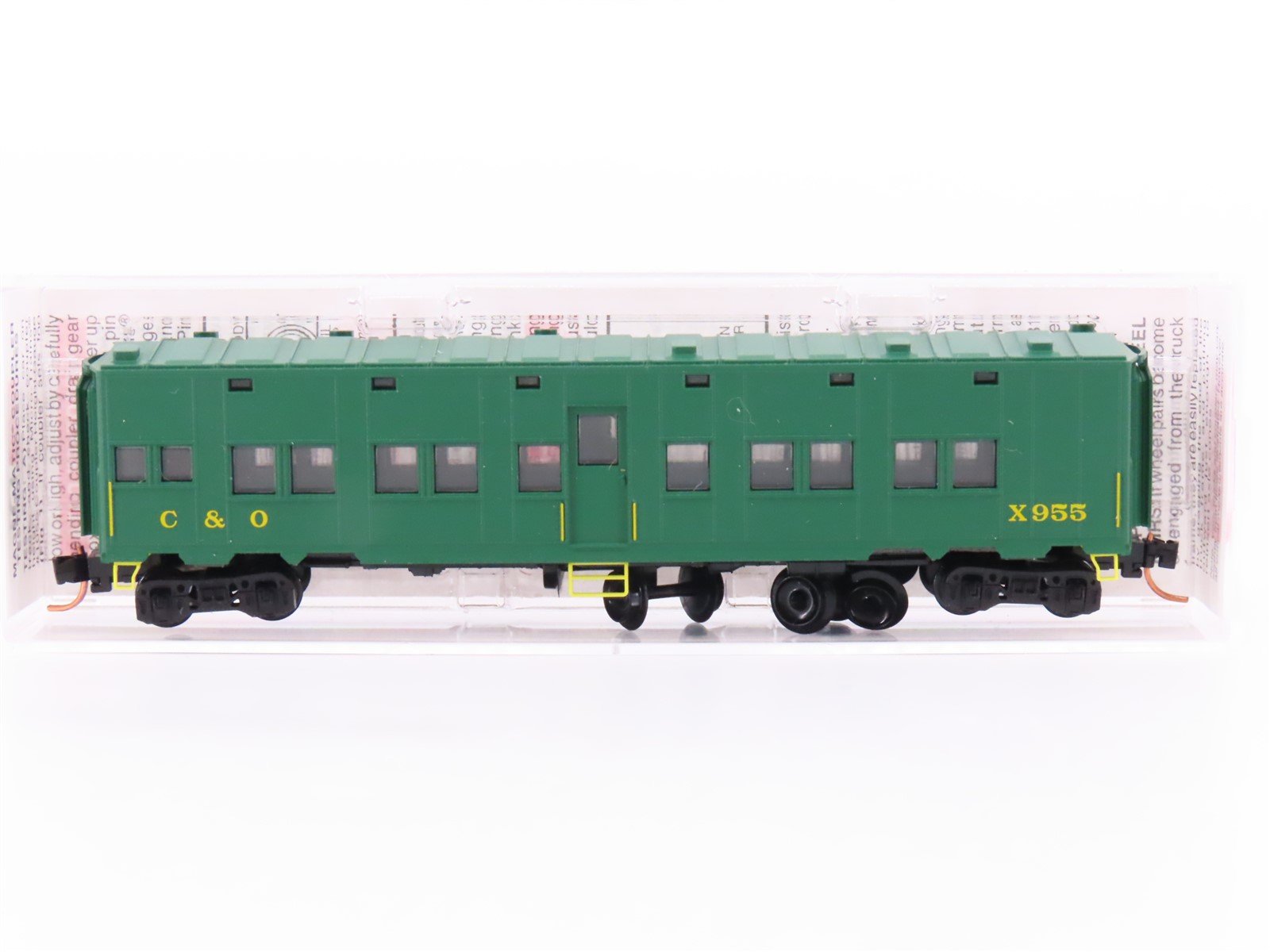 N Scale Micro-Trains MTL 116030.2 C&O Railway 50' Troop Sleeper Car #X955