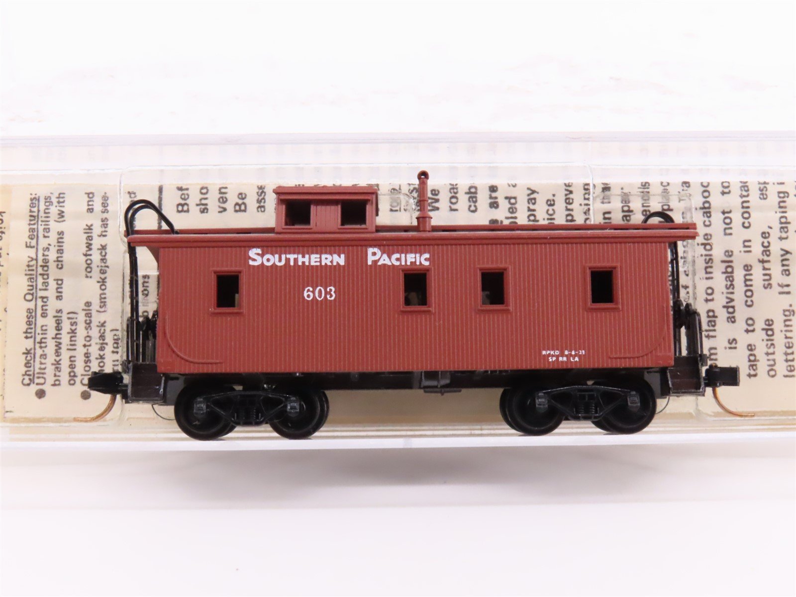 N Kadee Micro-Trains MTL 50070 SP Southern Pacific Offset Cupola Caboose #603