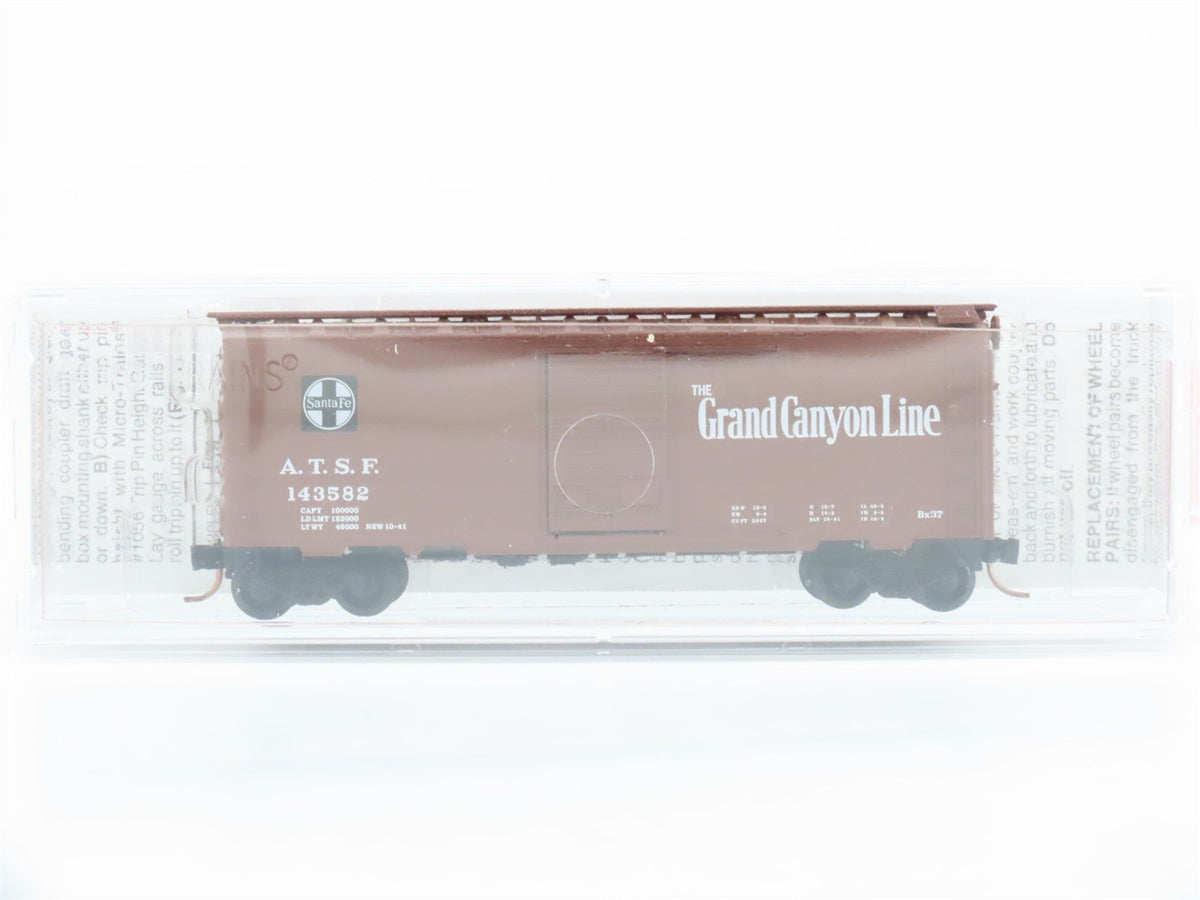 N Scale Micro-Trains MTL 20060 ATSF Santa Fe Grand Canyon 40&#39; Box Car #143582