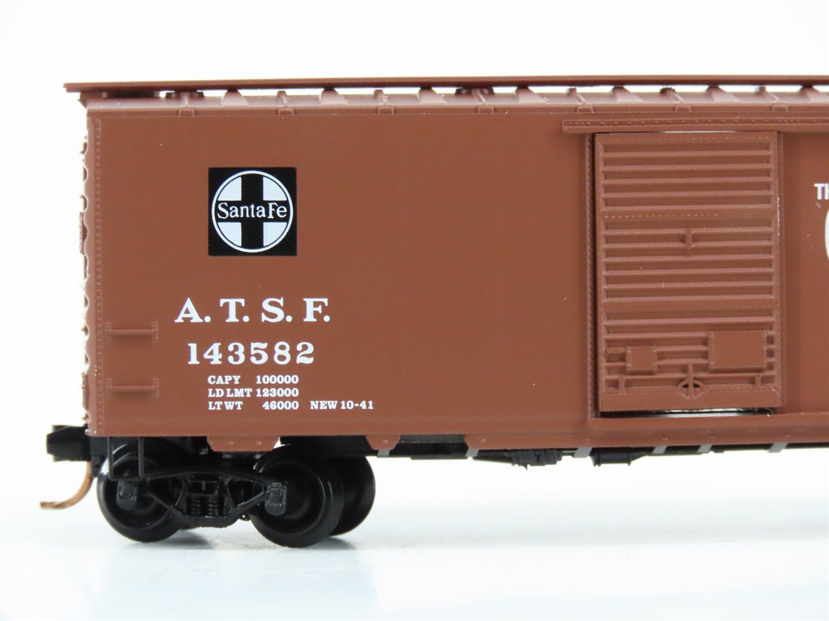 N Scale Micro-Trains MTL 20060 ATSF Santa Fe Grand Canyon 40&#39; Box Car #143582