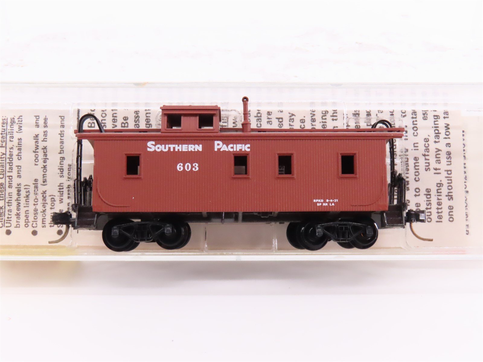 N Kadee Micro-Trains MTL 50070 SP Southern Pacific Offset Cupola Caboose #603