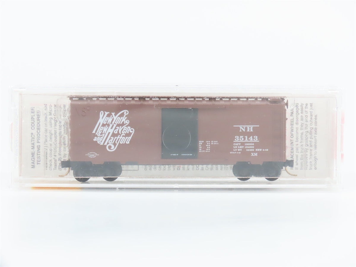 N Scale Micro-Trains MTL 20029 NH New Haven 40&#39; Single Door Box Car #35143