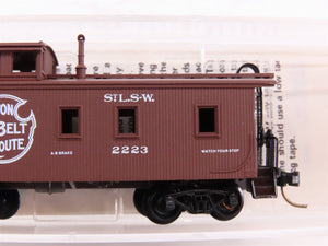 N Micro-Trains MTL 51170 StLSW Cotton Belt 34' Offset Cupola Wood Caboose #2223