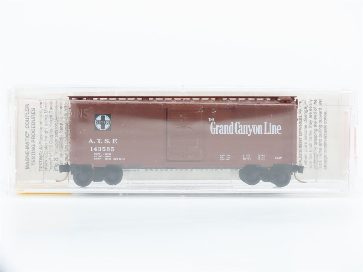 N Scale Micro-Trains MTL 20060 ATSF Santa Fe Grand Canyon 40&#39; Box Car #143585