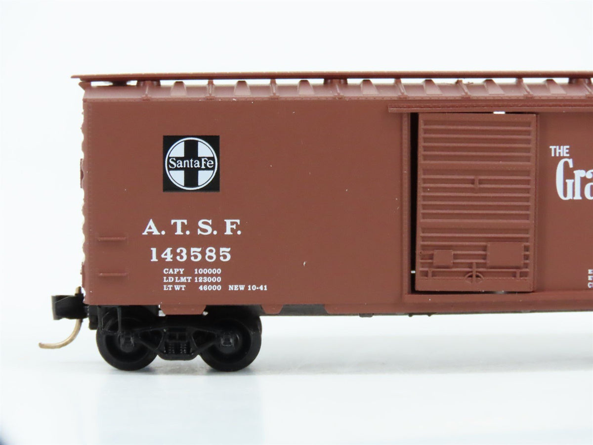 N Scale Micro-Trains MTL 20060 ATSF Santa Fe Grand Canyon 40&#39; Box Car #143585