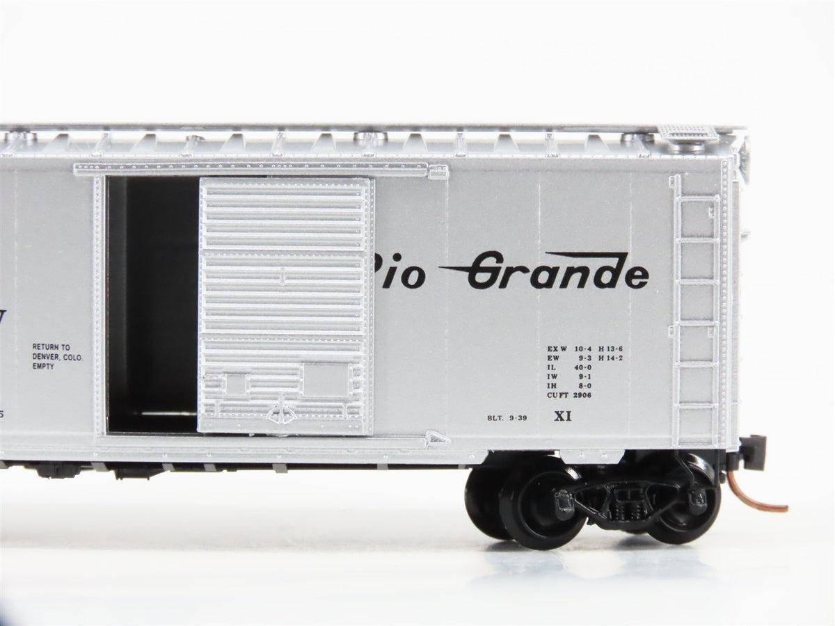 N Scale Micro-Trains MTL 20110 D&amp;RGW Rio Grande Cookie Box 40&#39; Box Car #60035