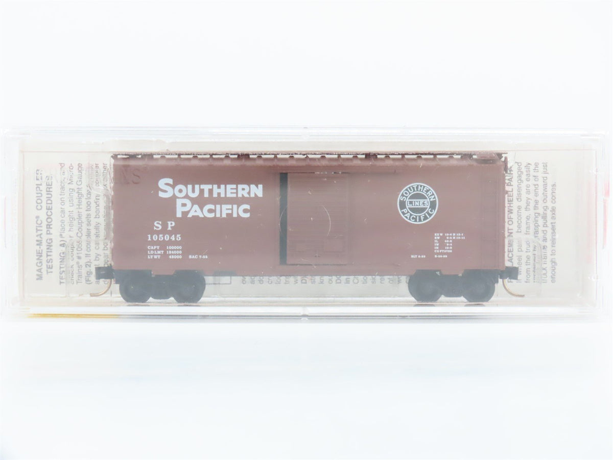 N Scale Micro-Trains MTL 20080 SP Southern Pacific Railroad 40&#39; Box Car #105045