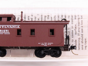 N Kadee Micro-Trains MTL 50020 PRR Pennsylvania Offset Cupola Caboose #981671