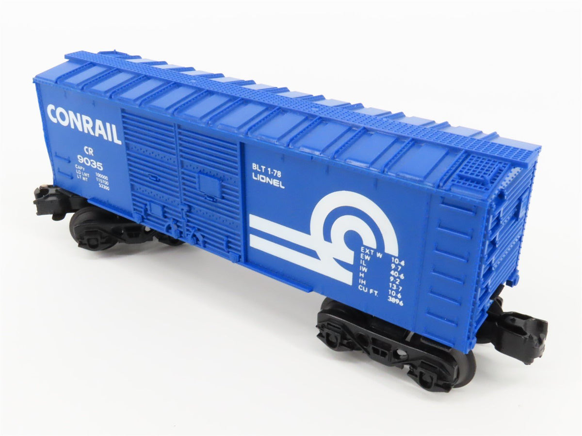 O Gauge 3-Rail Lionel CR Conrail GP9 Diesel Locomotive w/ Boxcar &amp; Caboose