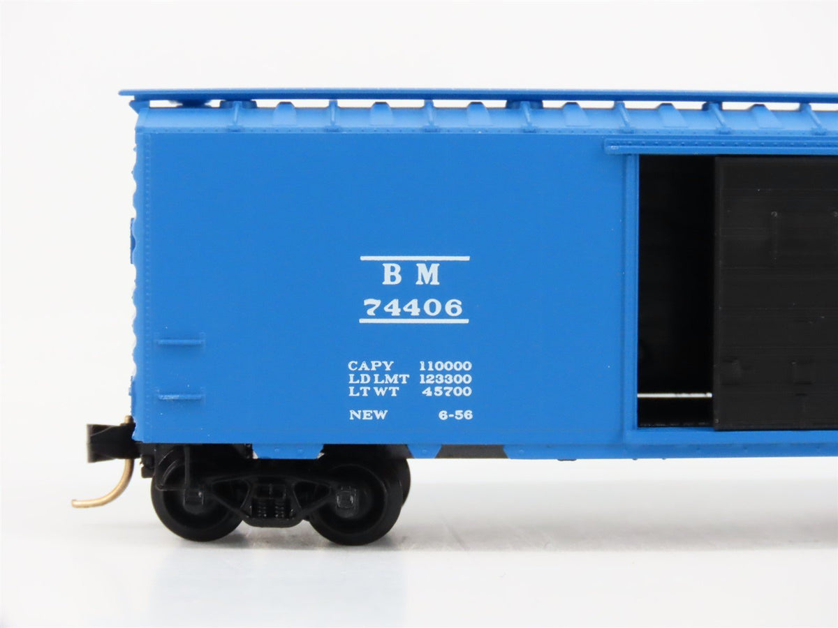 N Scale Micro-Trains MTL 20140 BM Boston &amp; Maine 40&#39; Single Door Box Car #74406