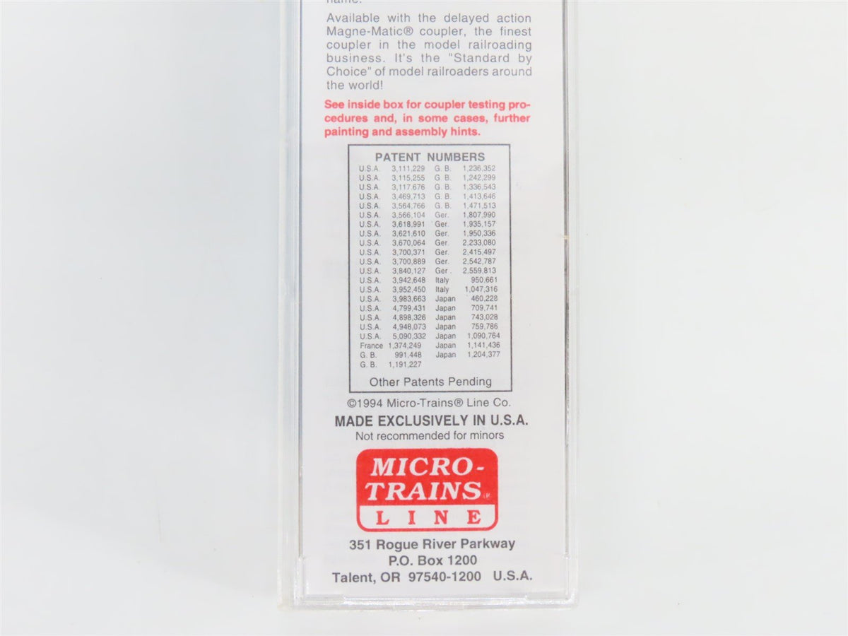 N Scale Micro-Trains MTL 20140 BM Boston &amp; Maine 40&#39; Single Door Box Car #74406