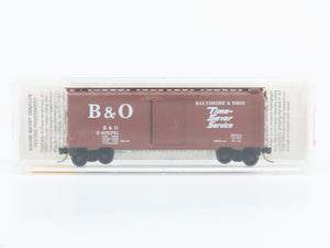 N Scale Micro-Trains MTL 20346/2 B&O Baltimore & Ohio 40' Box Car #470751